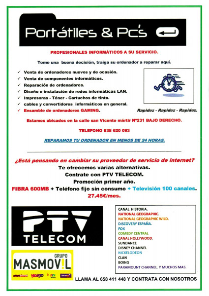 portatiles pcs
