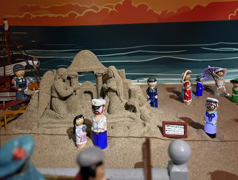 inauguracio betlem  el dissabte vam tindre la inauguracio del nostre pesebre  gracies a la dele  5 