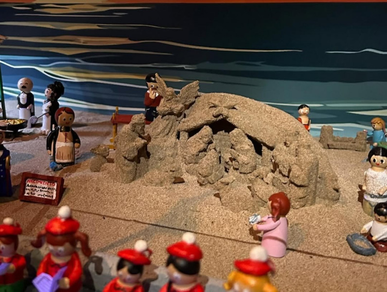 inauguracio betlem  el dissabte vam tindre la inauguracio del nostre pesebre  gracies a la dele  7 